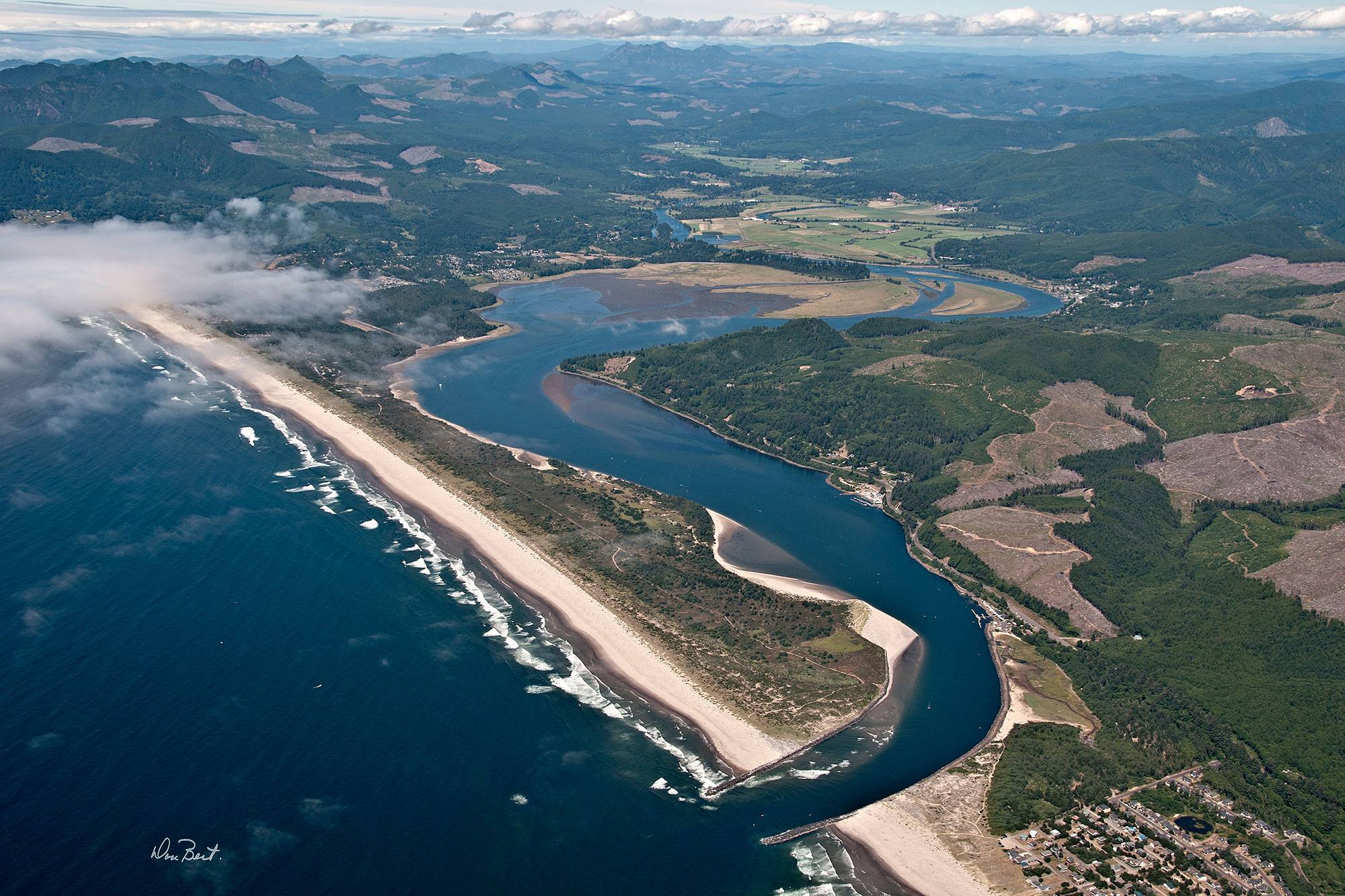 Nehalem Aerial by Don Best