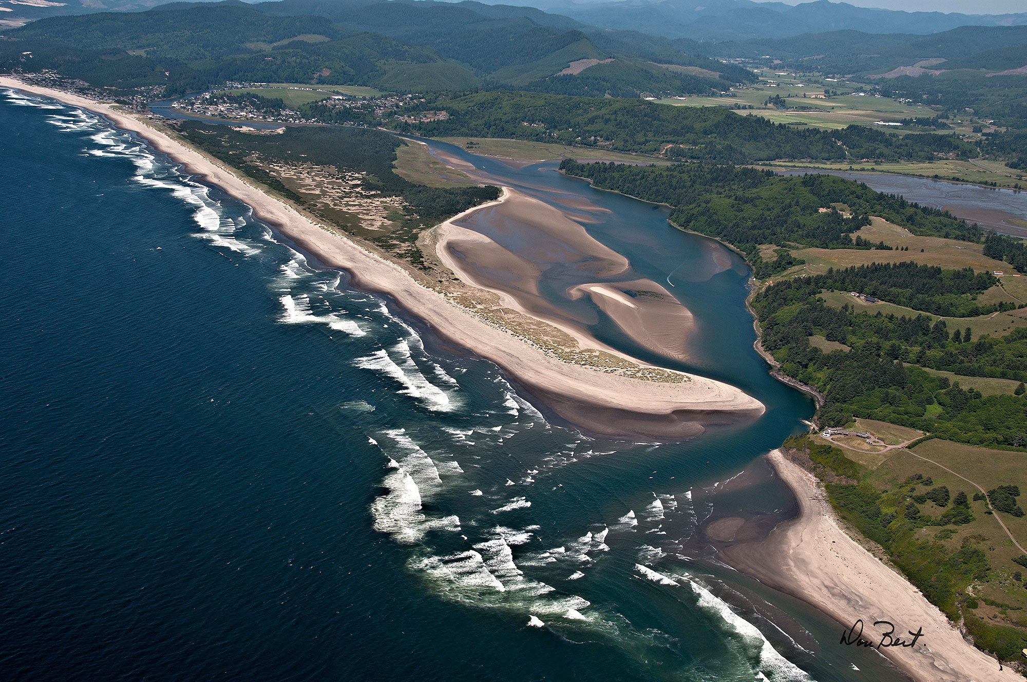 Nestucca Bay Aerial by Don Best