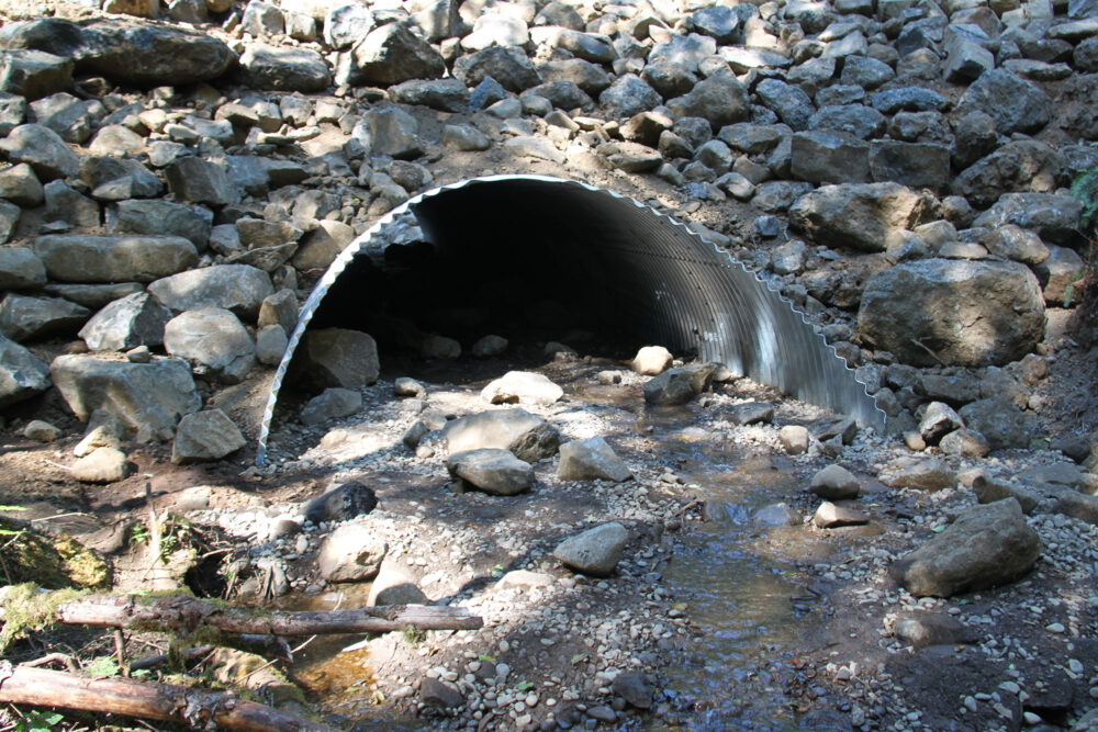 project Fan Creek upper after Culvert